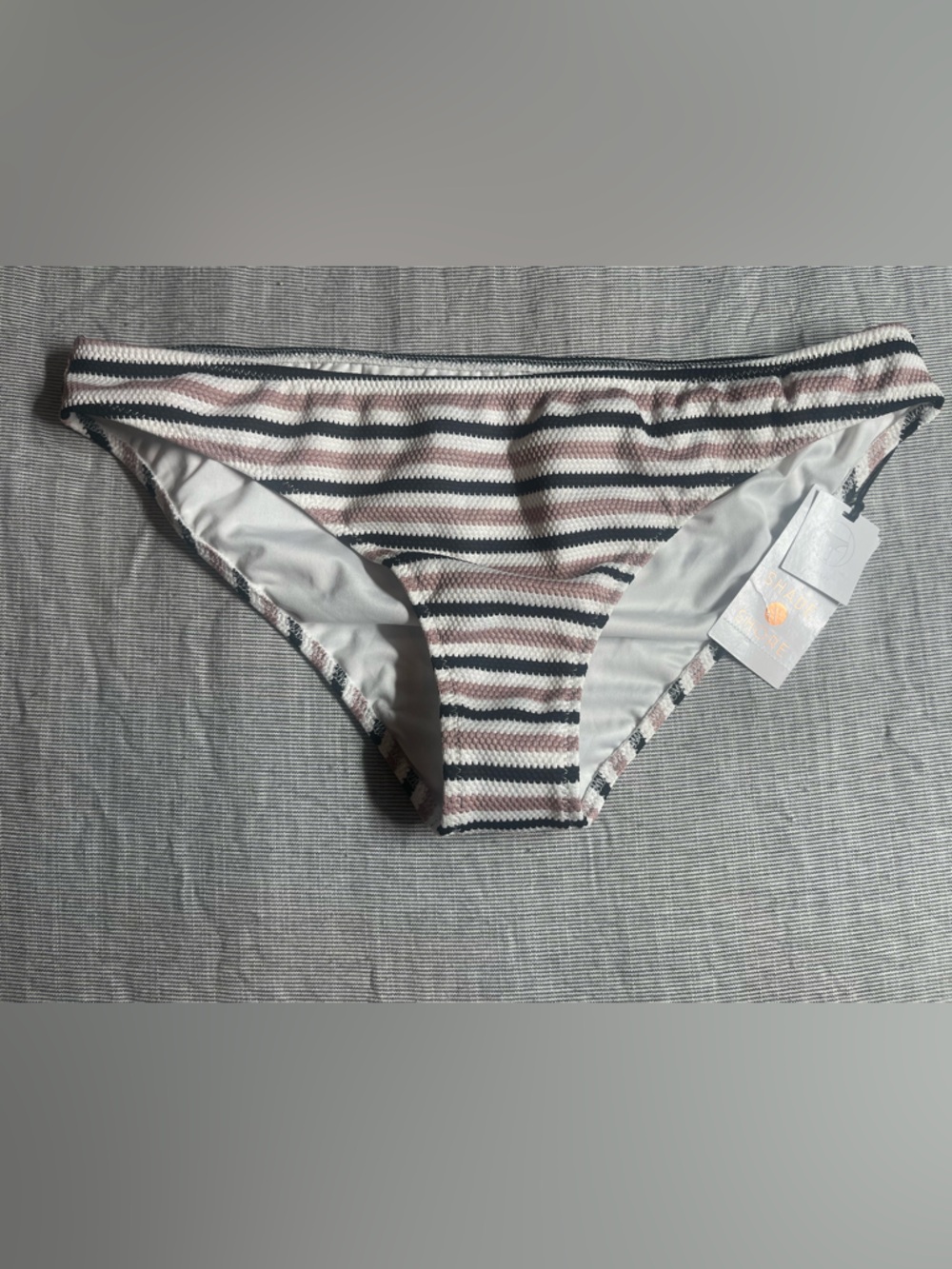 Women’s Striped Bikini Bottoms Small